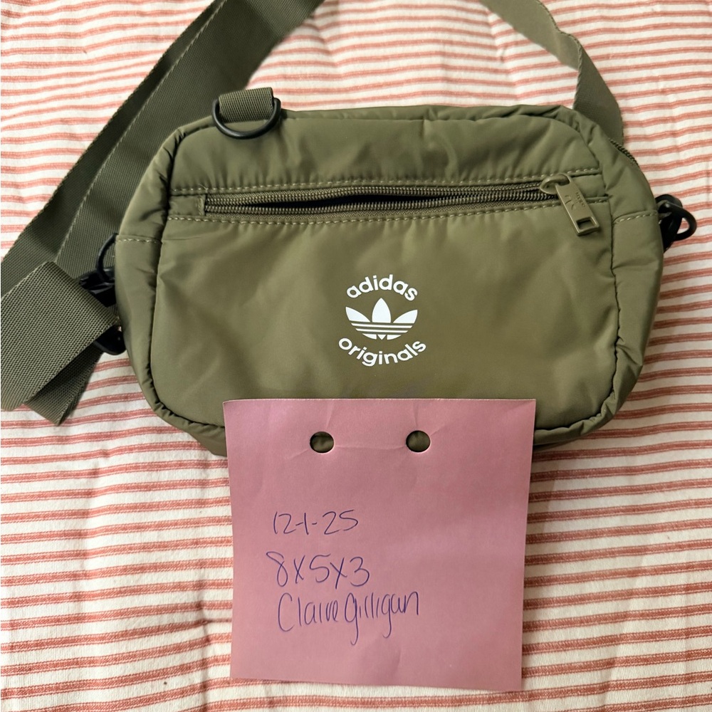 Adidas Olive Green Crossbody Bag
